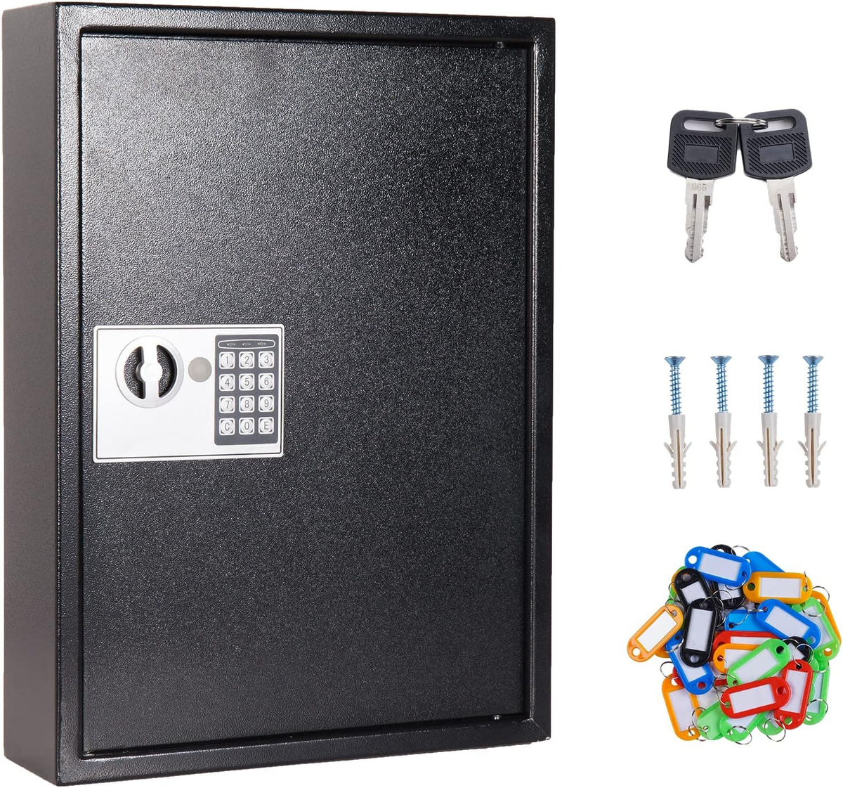 Black Digital Key Cabinet Lock Box with Code T309052