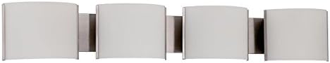 4 Incandescent Light Vanity Fixture with Satin Nickel Finish P655066