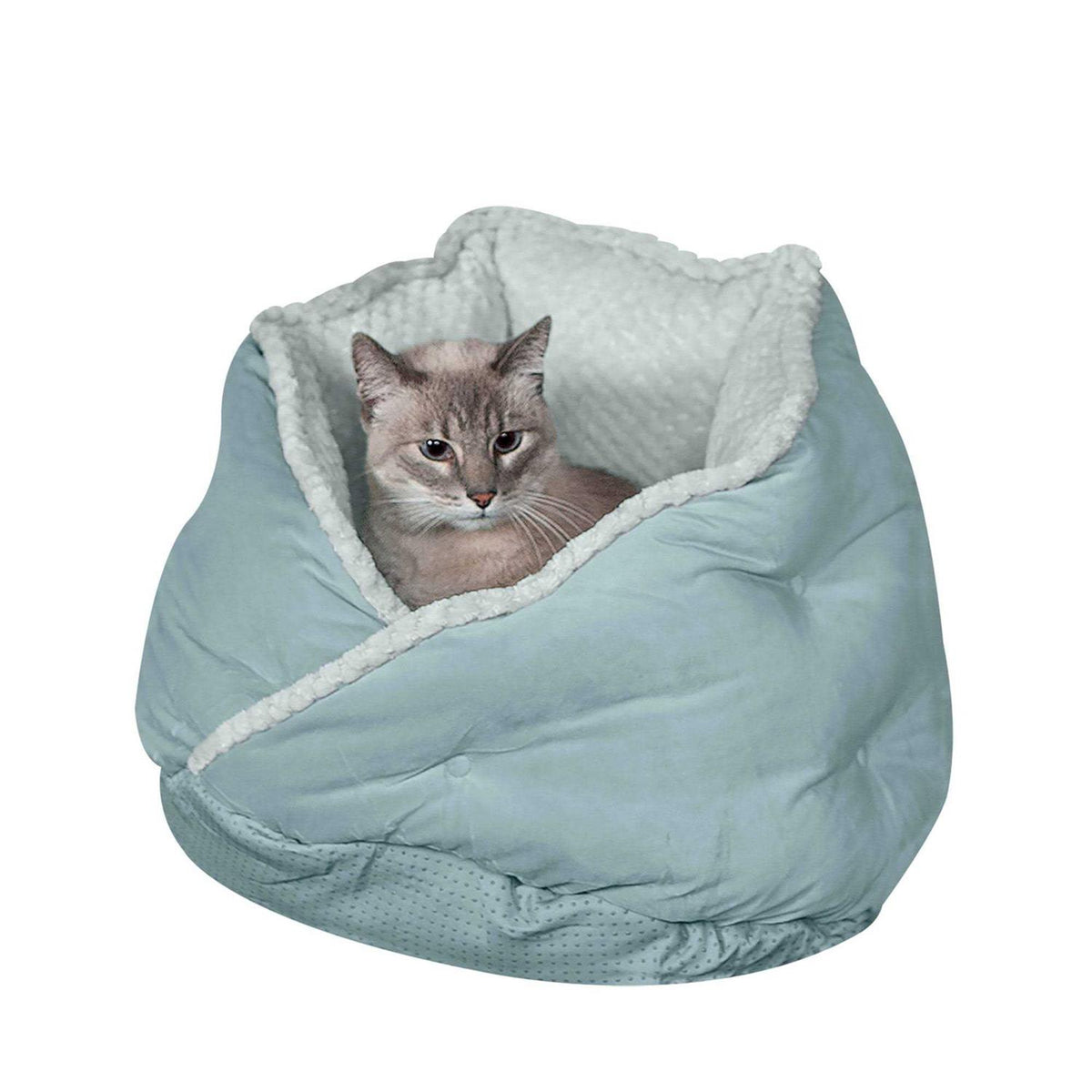 Minky Faux Fur Velvet Calming Hug Bed U8566