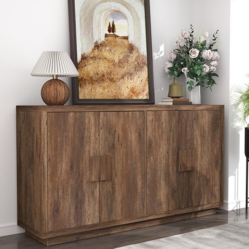 32" Small Buffet Cabinet with Adjustable Shelf E280