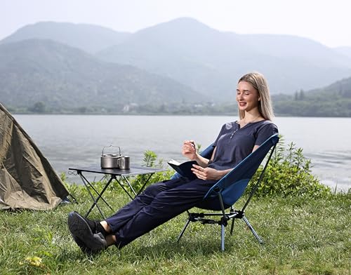 Lightweight Folding High Back Camping Chair with Head Support K99070
