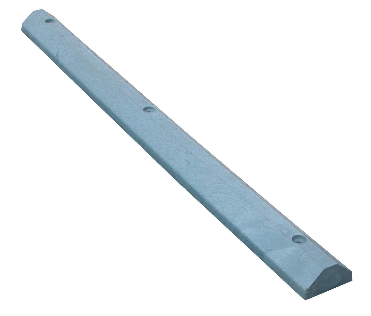 Gray Recycled Plastic Car Stop 72 in M10541