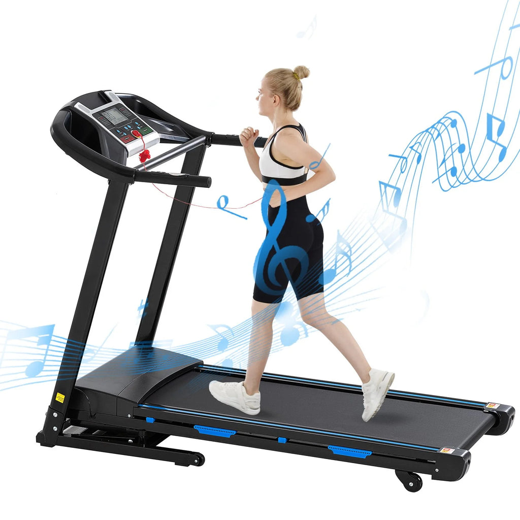 3.5HP Foldable Electric Treadmill with Incline D8553