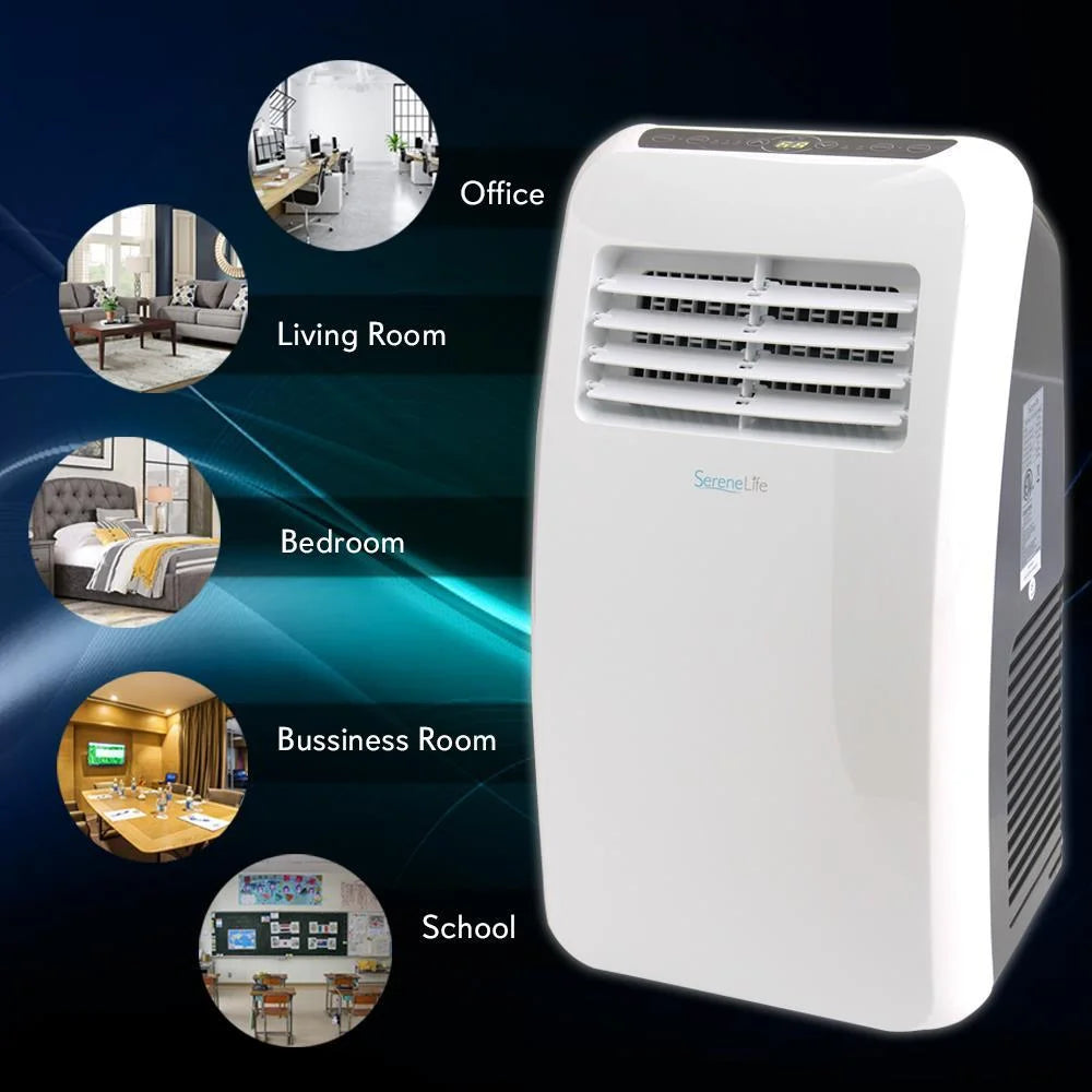 8,000 BTU Portable Air Conditioner with Dehumidifier and Fan Modes Z489666
