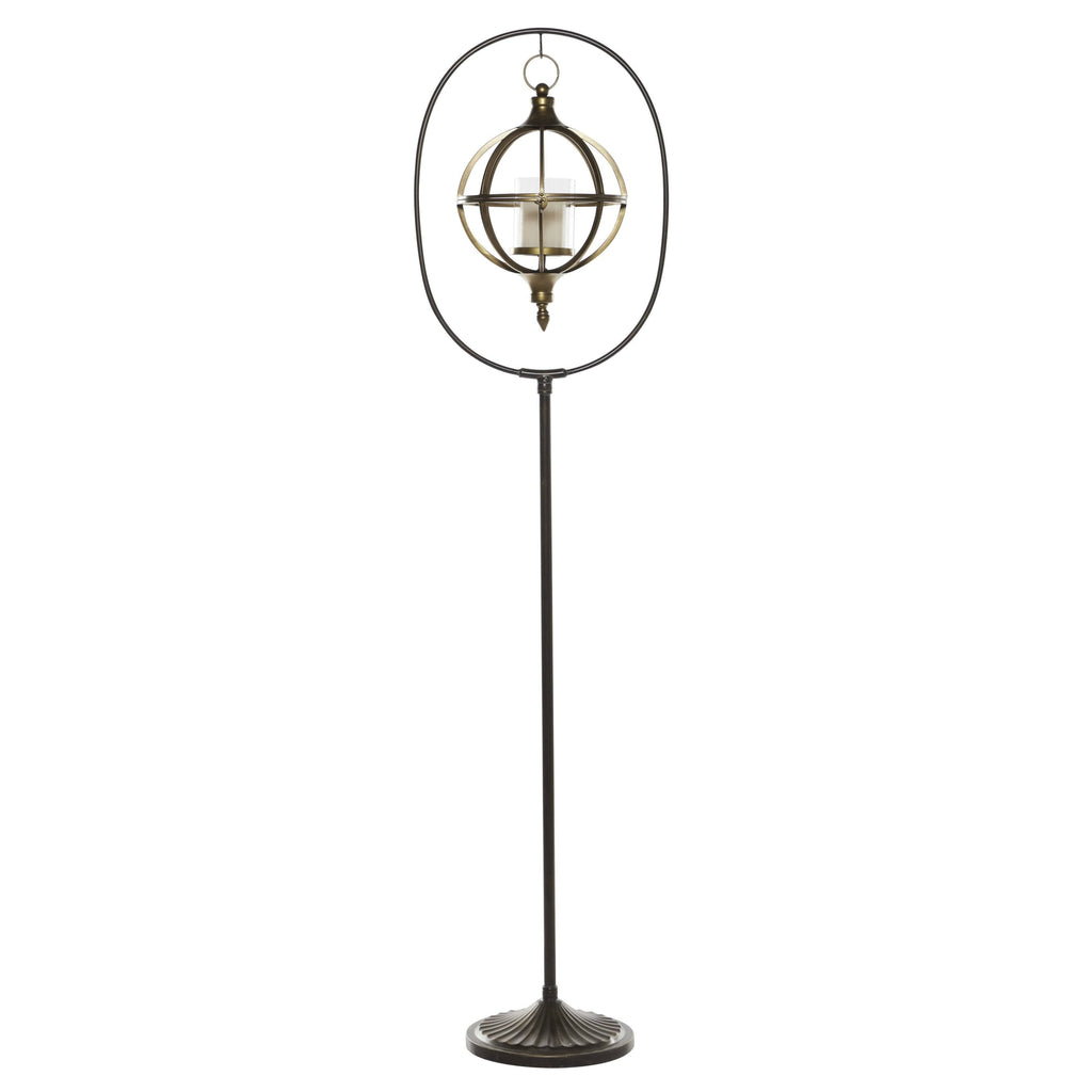 Bronze Metal Candle Lantern X945