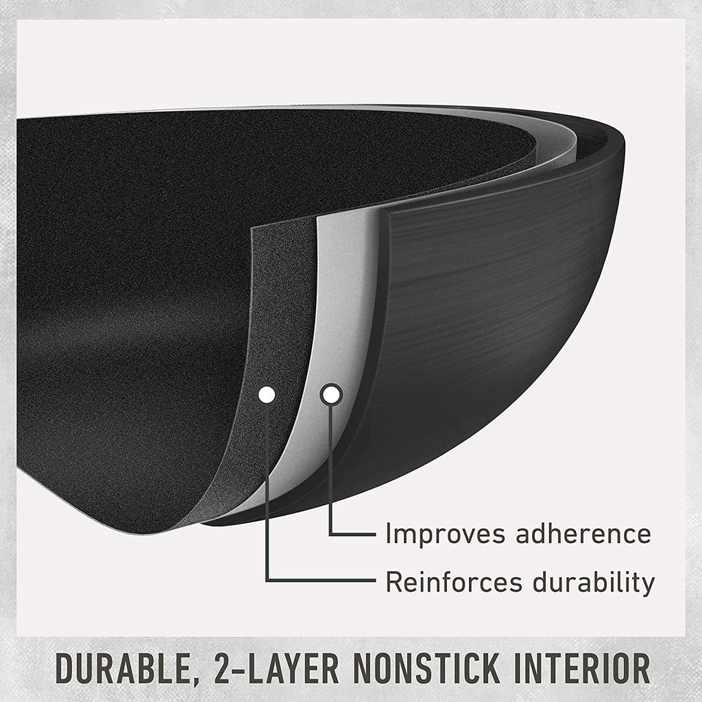 Hard-Anodized Nonstick Sauté Pan with Cover, 5-Quart T8240