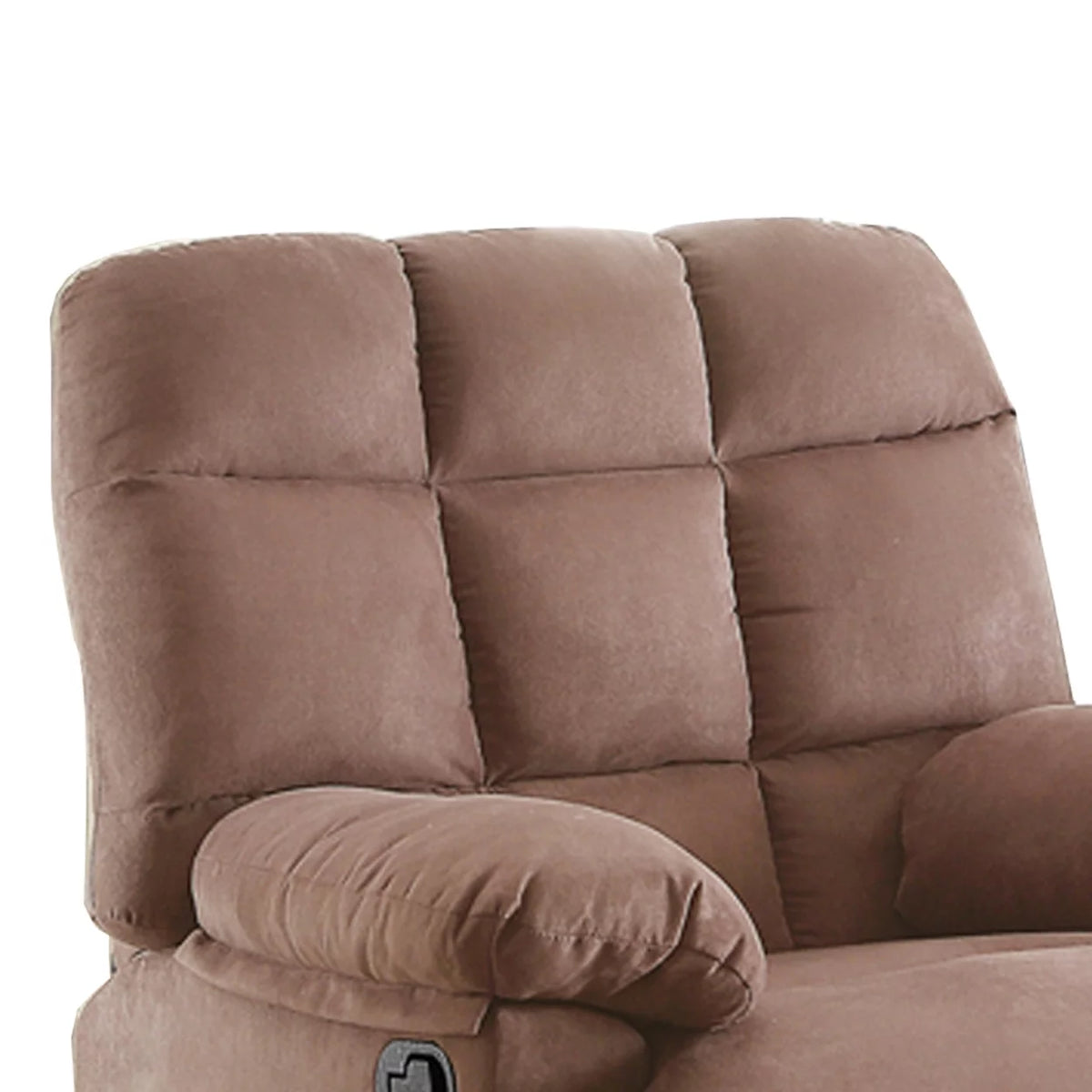 Saddle Brown Tufted Recliner F551678