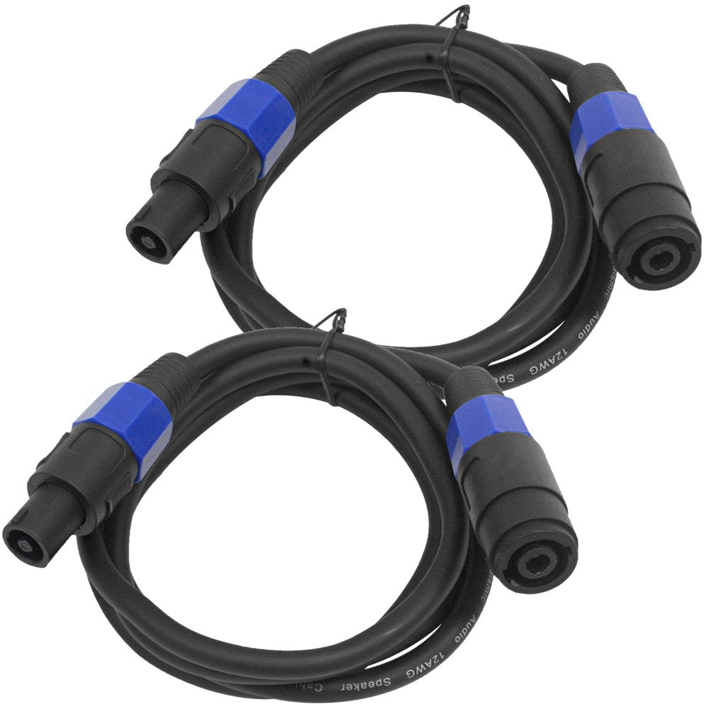 10 Foot Speakon Extension Cables 2 Pack A45872