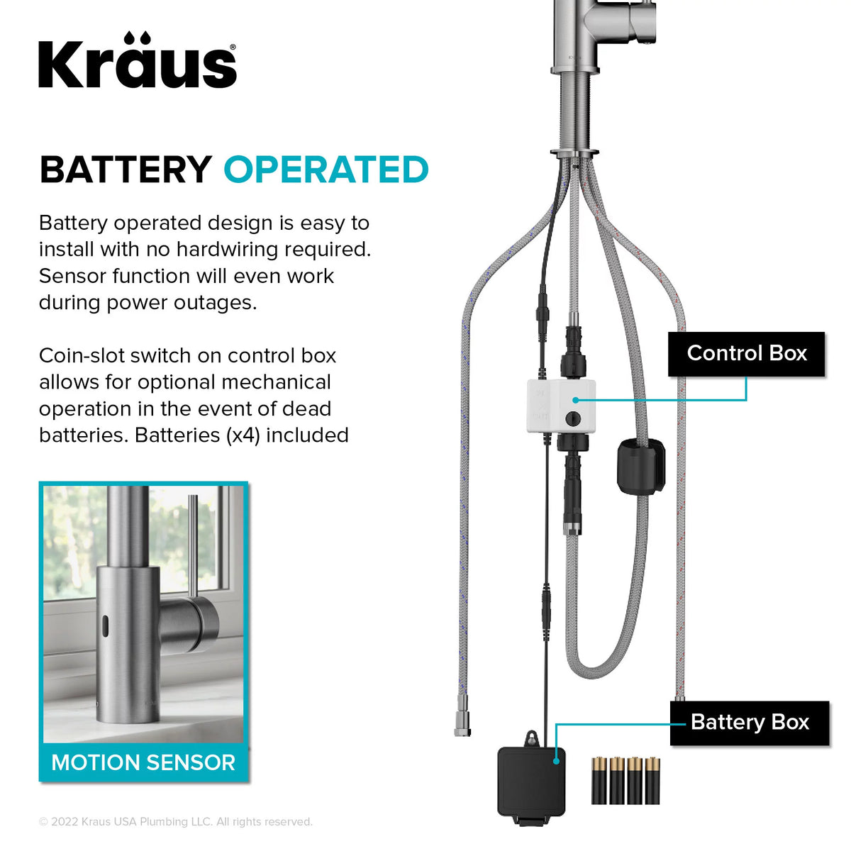 Touchless Sensor Pull-Down Single Handle Kitchen Faucet B8516