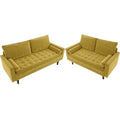 Velvet Living Room Sofa and Loveseat 2 Piece Set U47892