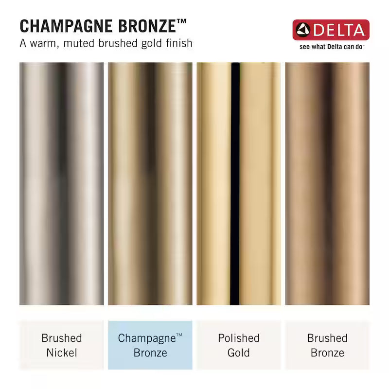 8 in. Widespread Double Handle Bathroom Faucet in Champagne Bronze A633