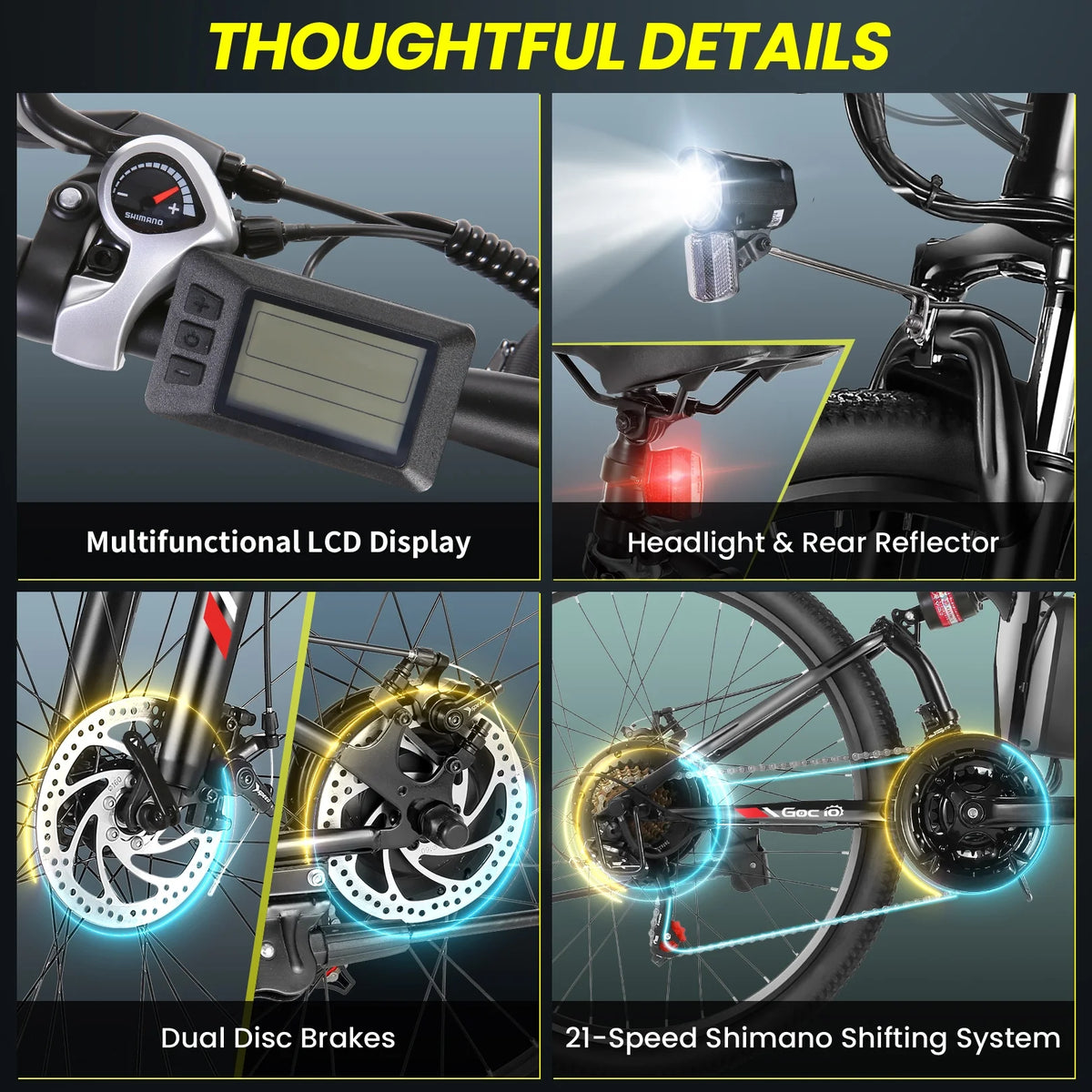 500W 26" 48V Full Suspension Folding Electric Bicycle E703