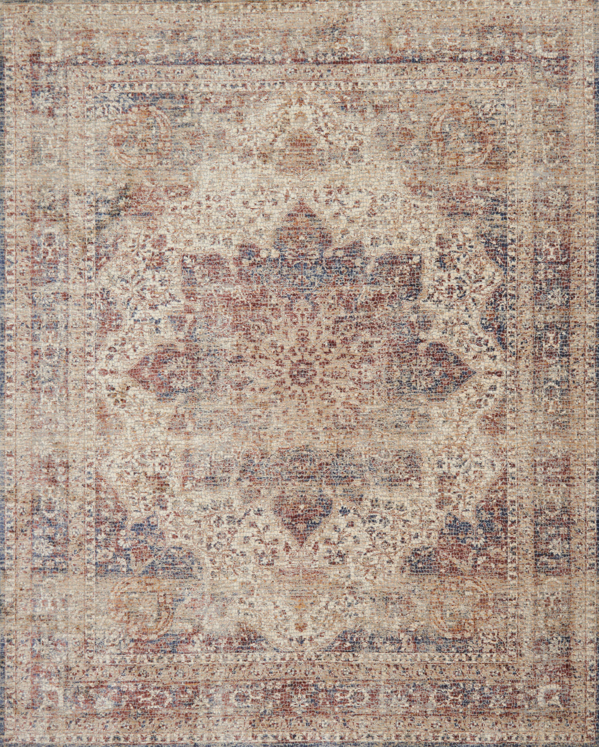 Ivory Red 9'6 x 12'6 Rug Q568279