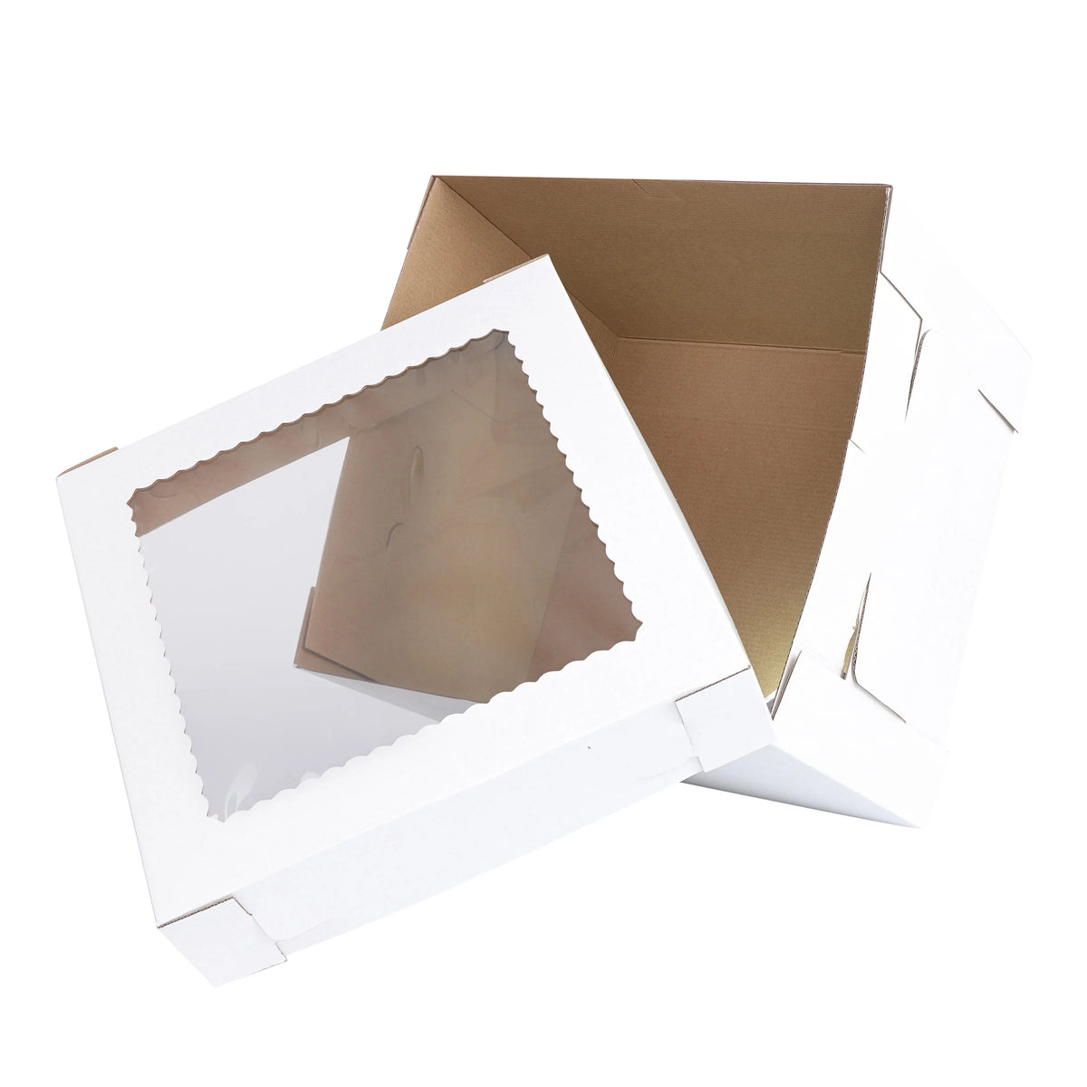 12 x 12 x 10 Inch 60pk Cake Boxes with Window H858738