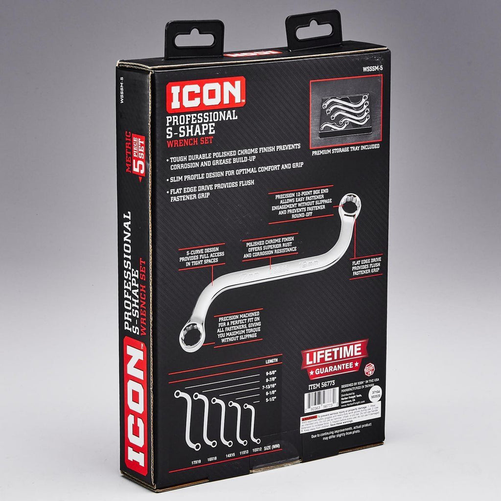 Metric Wrench Set, 5 Piece I194448