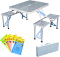 Aluminum Alloy Folding Picnic Table with 4 Seats O926