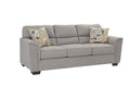 Flared Arm Sofa with Two Pillows O709846