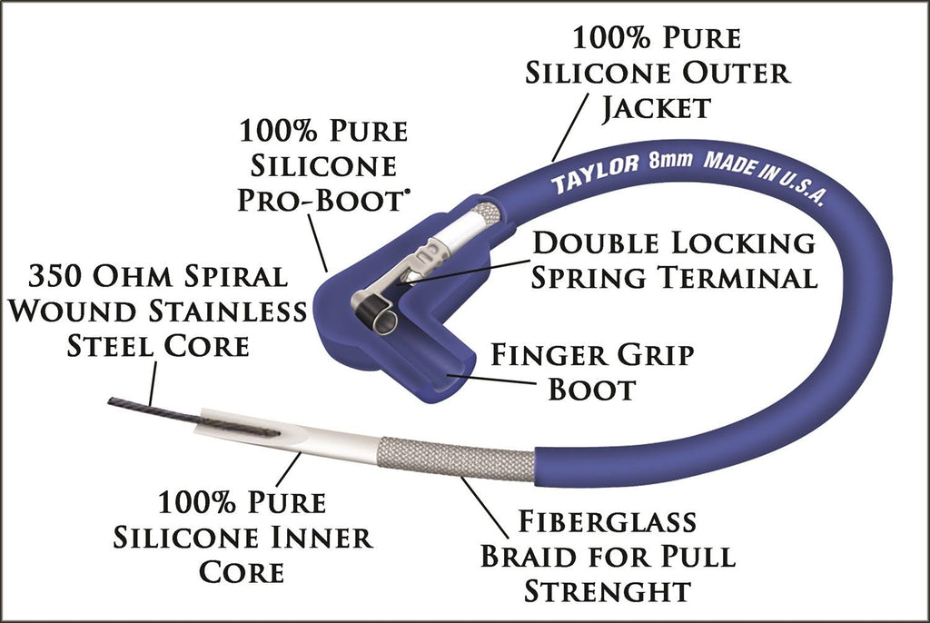 8mm Ignition Wire E9026