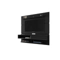 Black Floating Entertainment Center with Shelves K2568