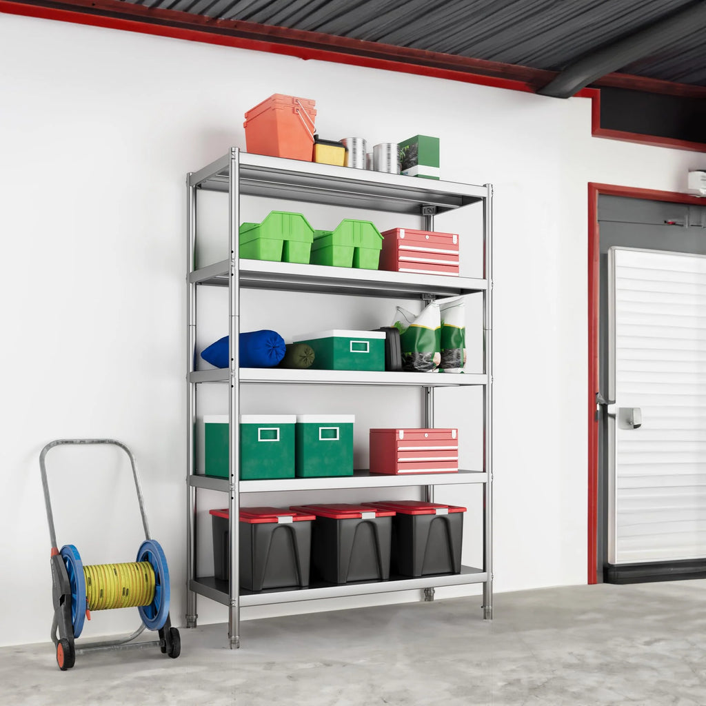 48"*18"*72" 5 Tier Stainless Steel Storage Shelf E6534