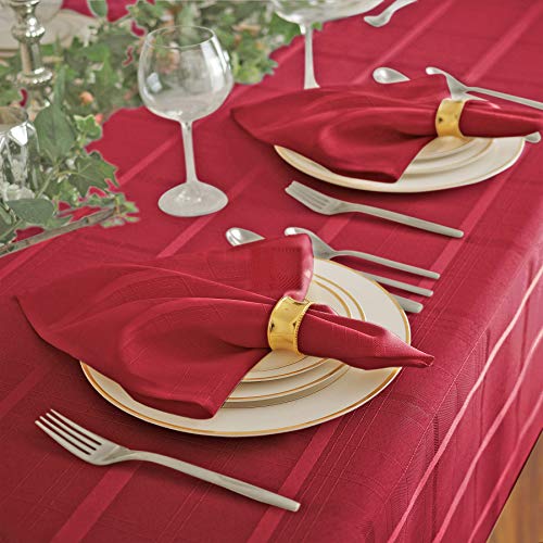 70 Inch Round Beige Polyester Tablecloth W4023