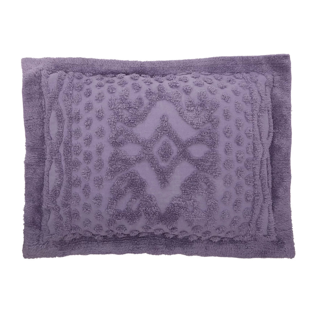 Chenille Sham - Standard, Lavender Gray C663066