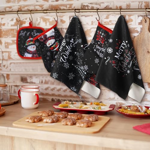 6 Pcs Christmas Kitchen Decor Set S634932