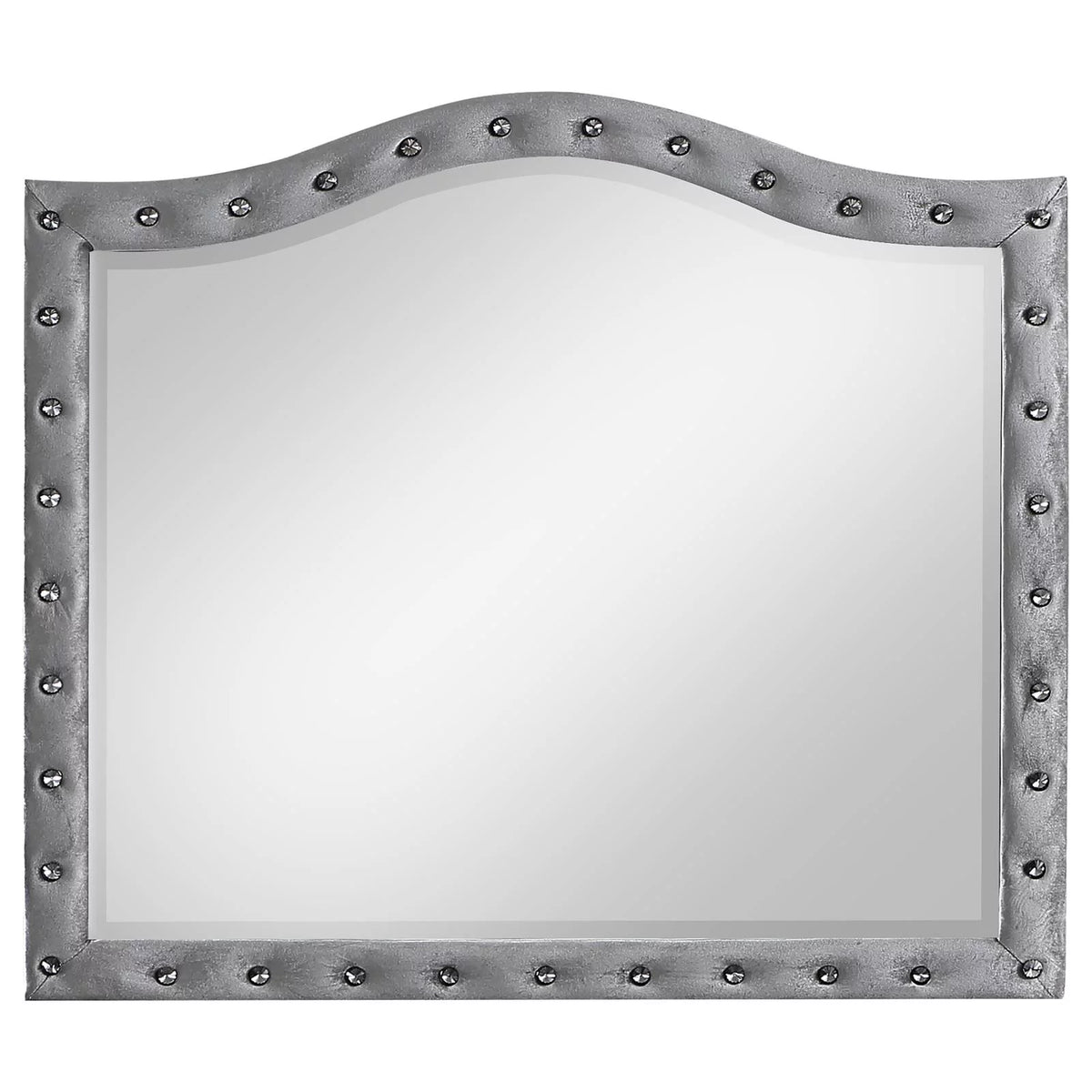 Grey Upholstered Tufted Bedroom Set I720