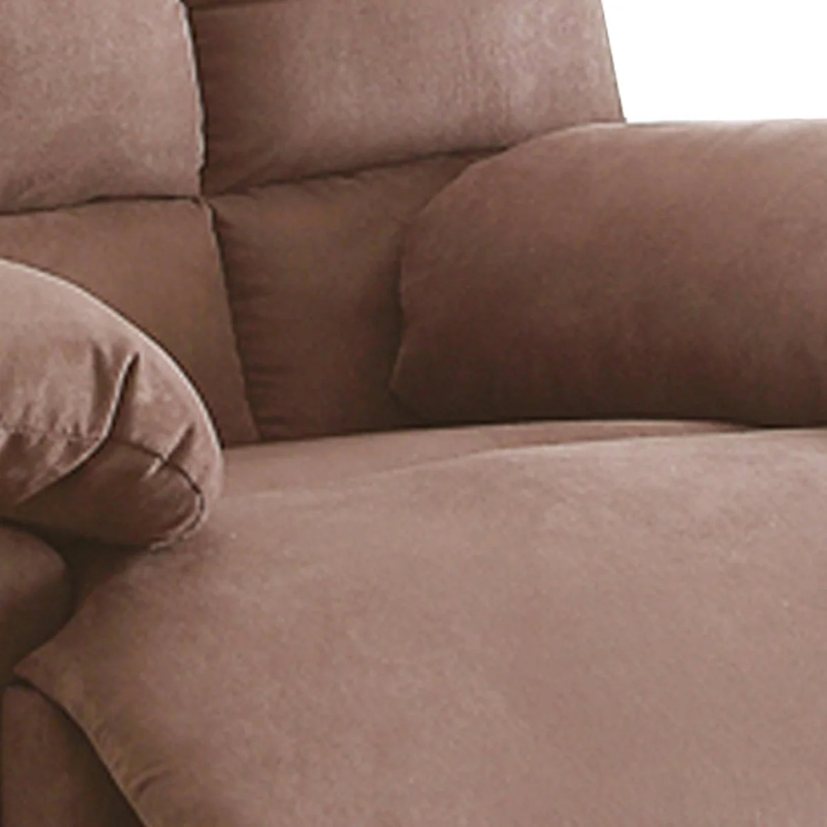 Saddle Brown Tufted Recliner F551678