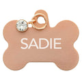 Rose Gold Bone Pet ID Tag G3079