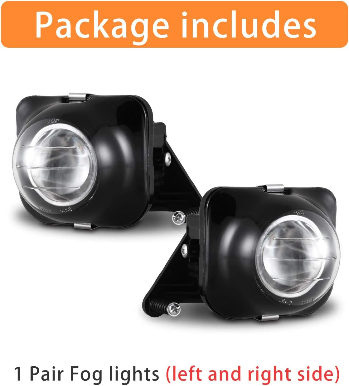 Fog Lights Assembly with Clear Lens 2PCS C85810