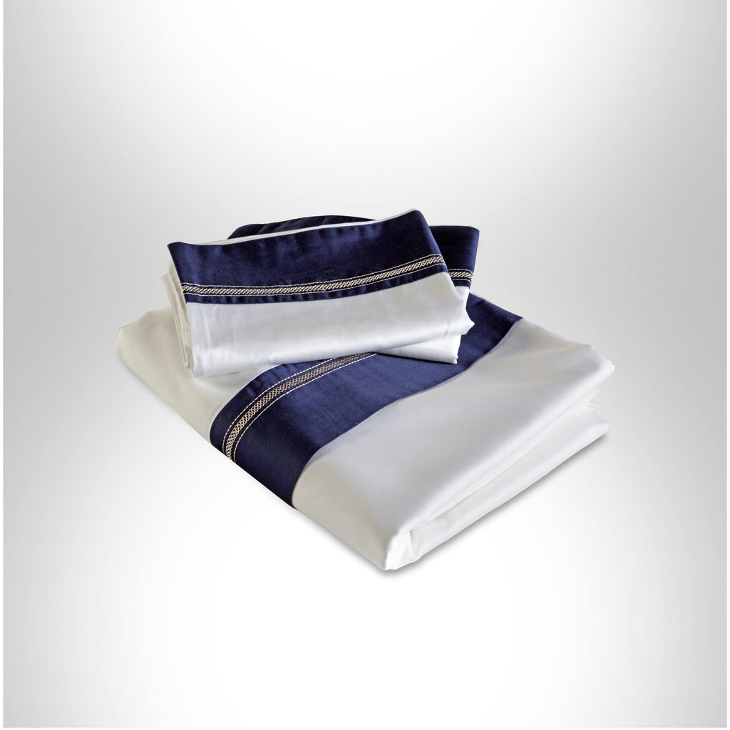 Queen 3 Pieces Turkish Cotton Sateen Duvet Cover Set L474