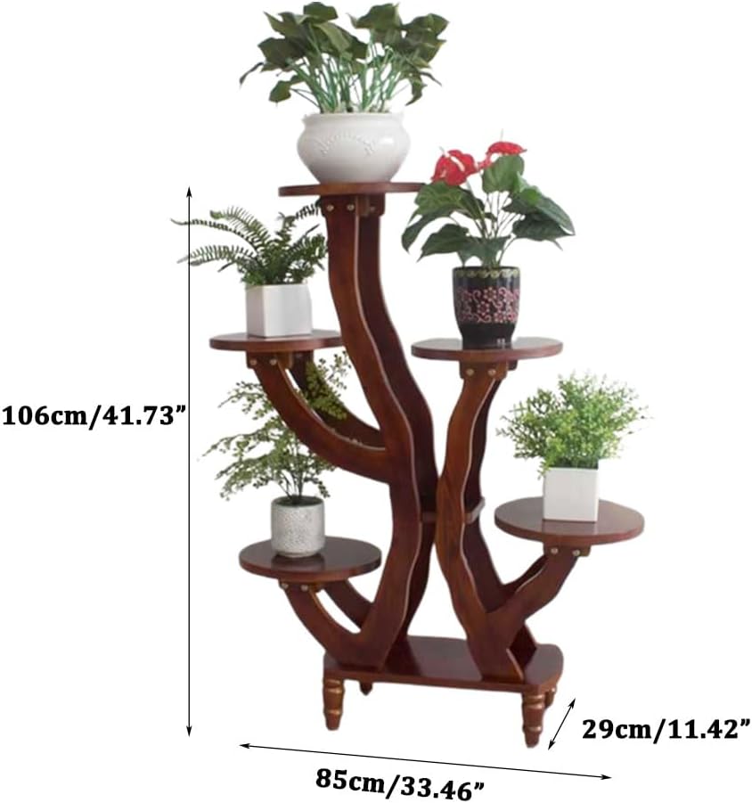 5 Tier Wooden Plant Stand Y2468