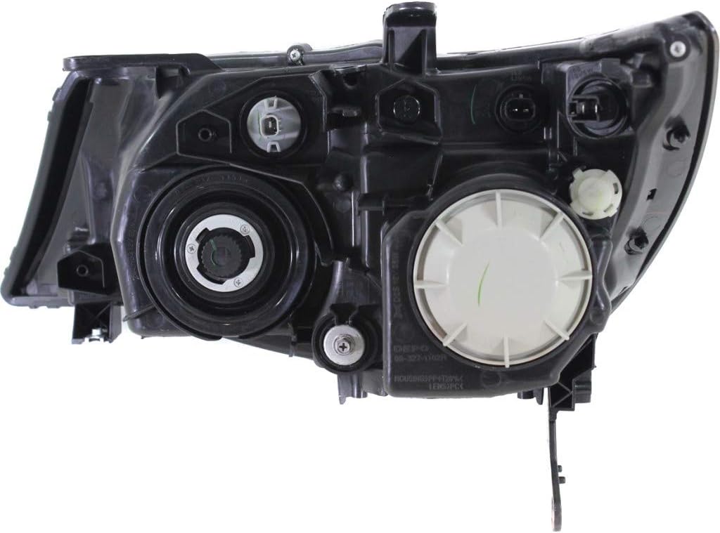 2007 2008 2009 Acura MDX Headlight Assembly Passenger HID Type Black Housing B175258