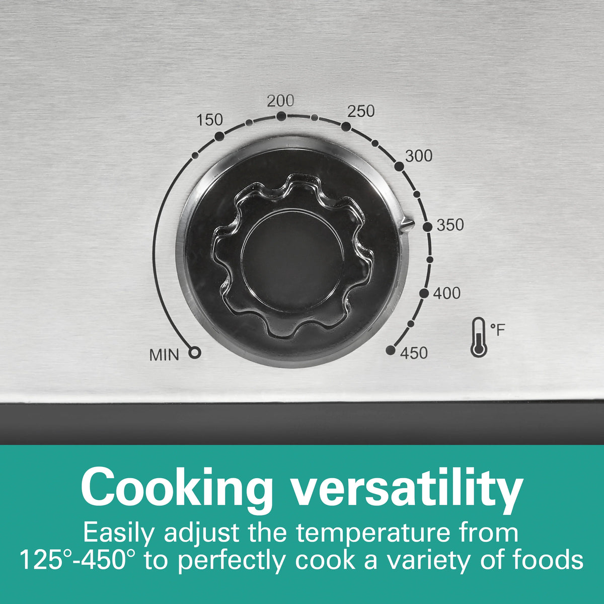 Electric Roaster Oven, 22 Quarts, Stainless Steel U976