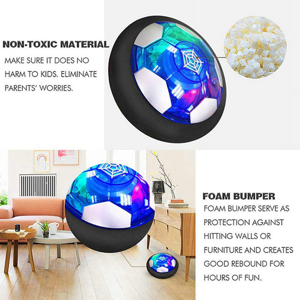 LED Hover Soccer Ball USB Charging Electric Air Cushion Indoor Toy D301417