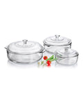 6 Piece Glass Casserole Set P314