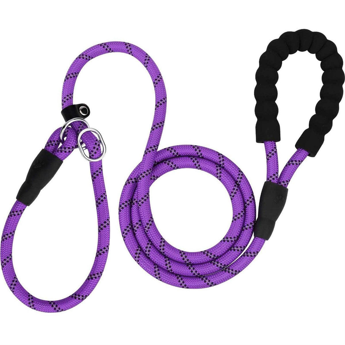 6 FT Reflective Slip Lead Dog Leash with Padded Handle R145158