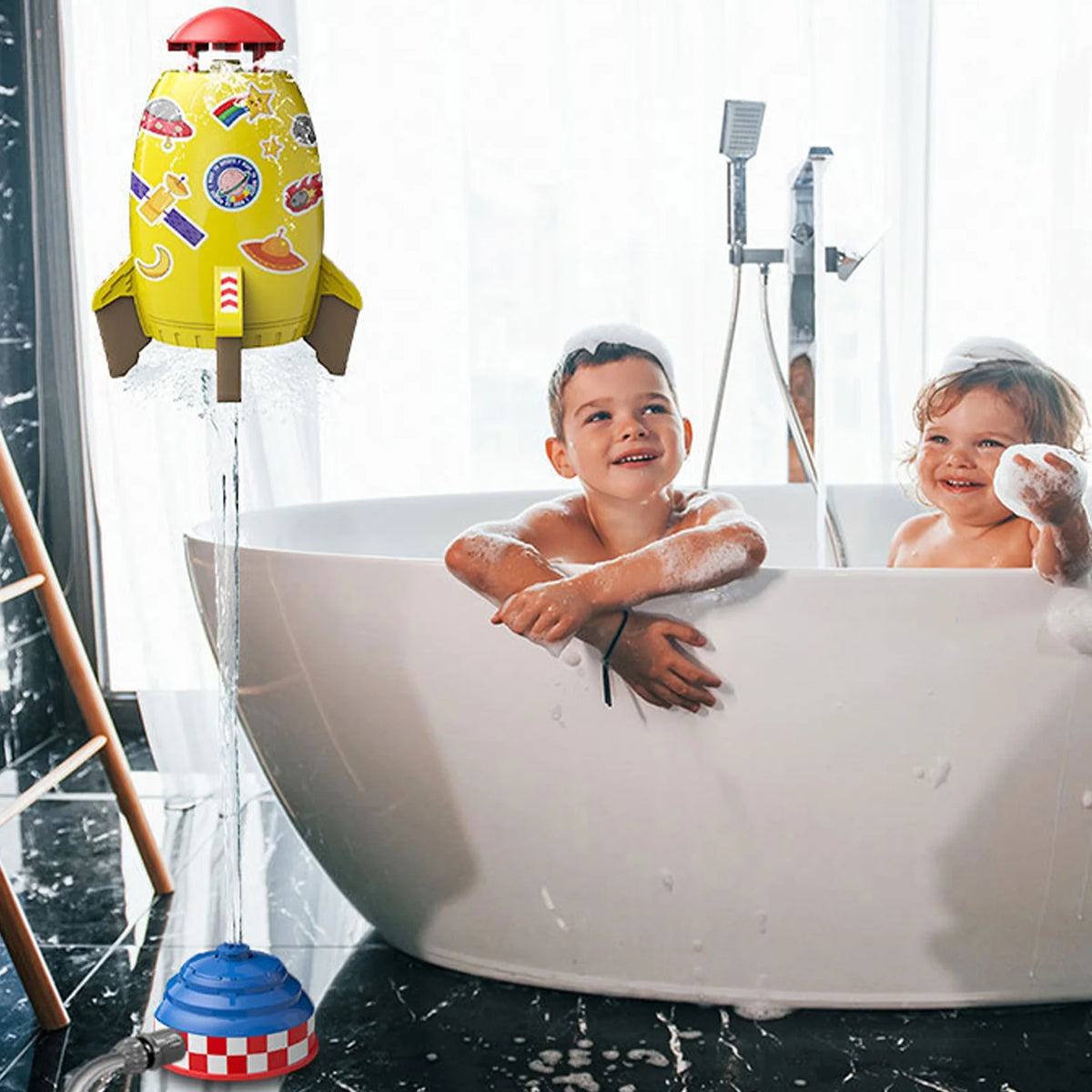 Rocket Launcher Toys Outdoor Water Pressure Sprinkler Z440477