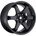 Satin Black 15x6.5 4x100 / 4x114.3 38mm Wheel W354545