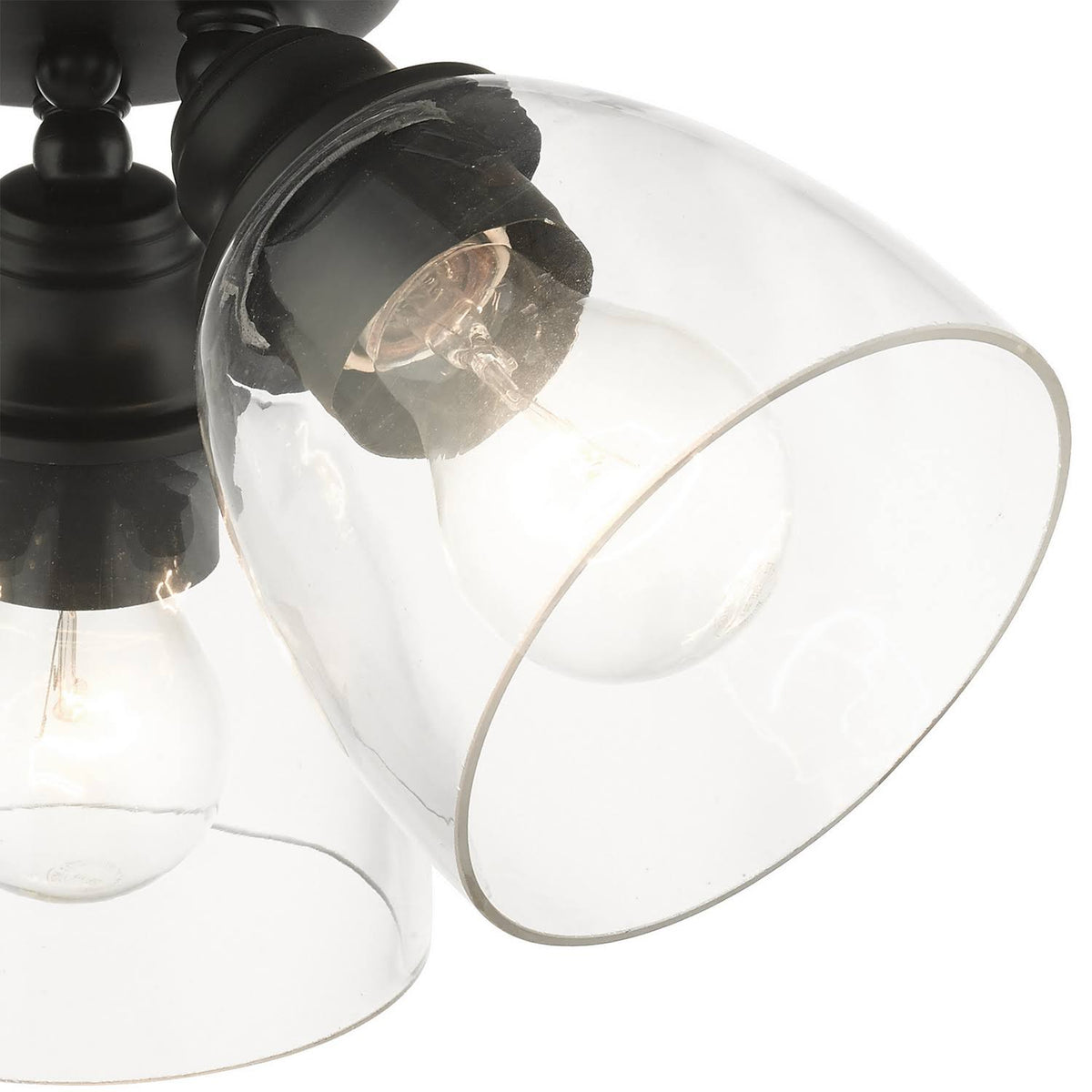 Black Flush Mount Light V663965