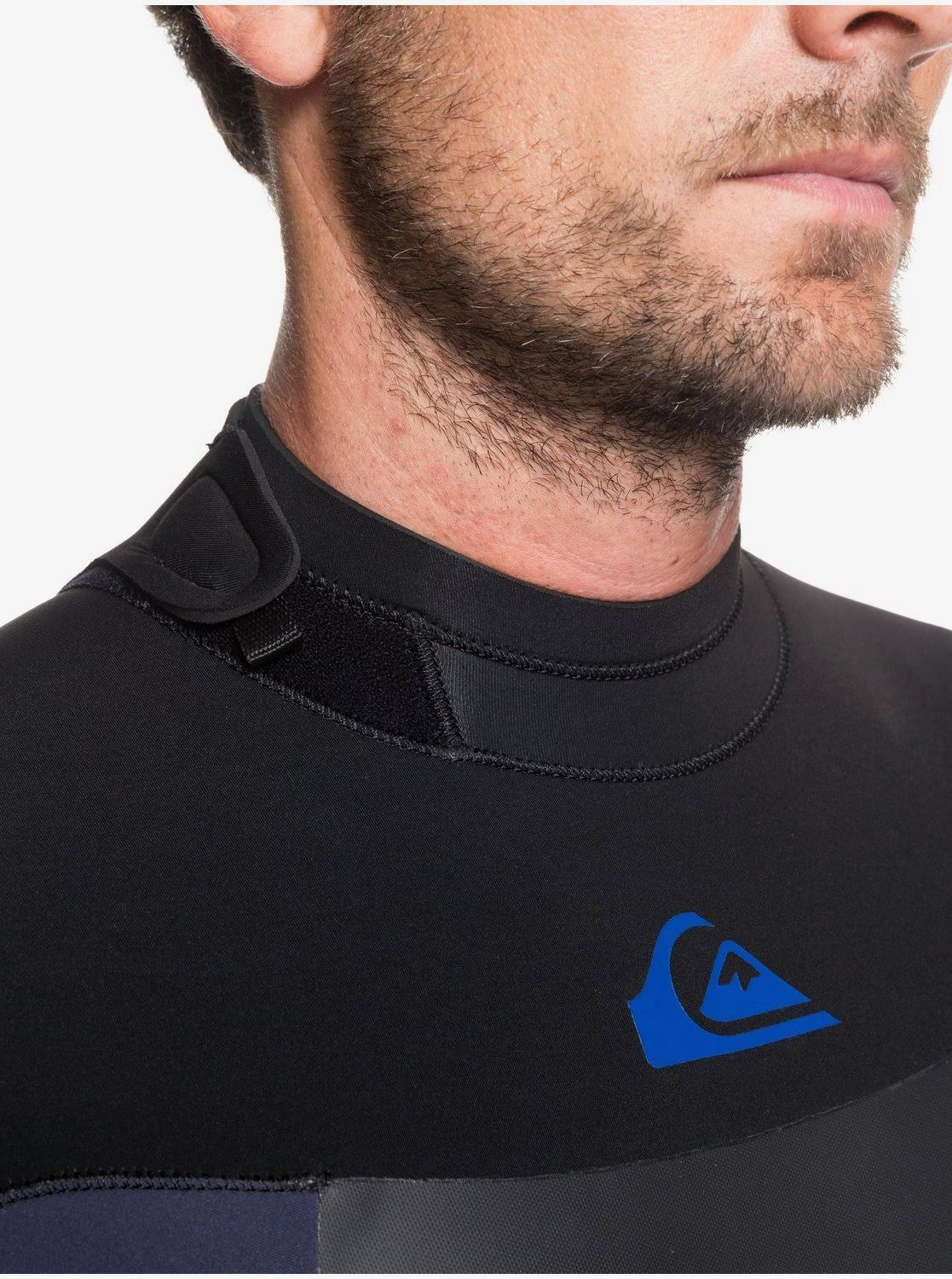 Black/Silver 4/3 Back Zip Wetsuit J609