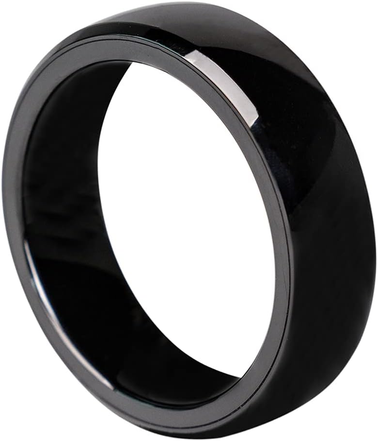 Black RFID NFC Ceramic Ring Key Accessory (22mm) U8140