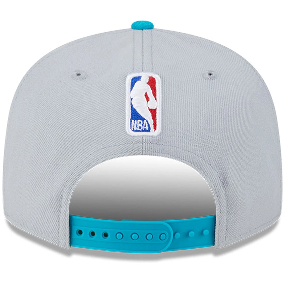 Men's Gray Teal Snapback Hat M670