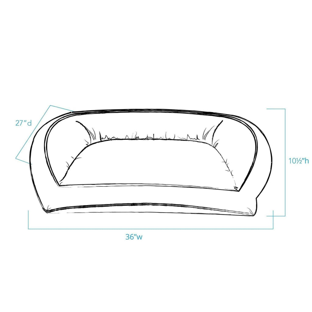 Quilted Microfiber Bolster Bed N242356