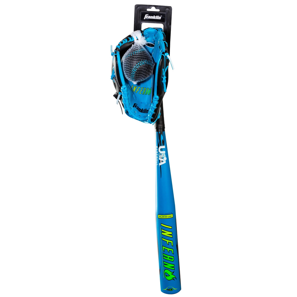 Baseball Teeball Set - Bat, Glove & Ball Set T34839