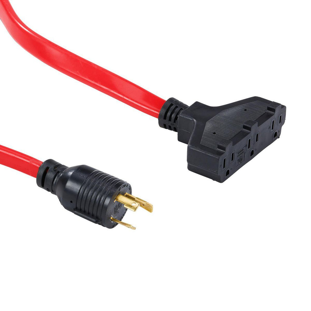 25 ft 30 Amp 125V Generator Extension Cord Adapter Z7657
