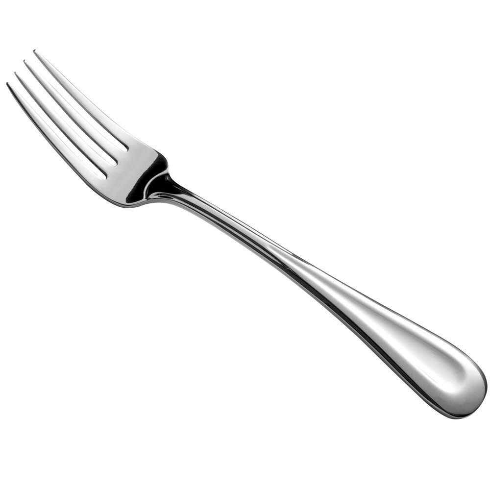 18/0 Stainless Steel European Size Table Fork - 12/Case I764140
