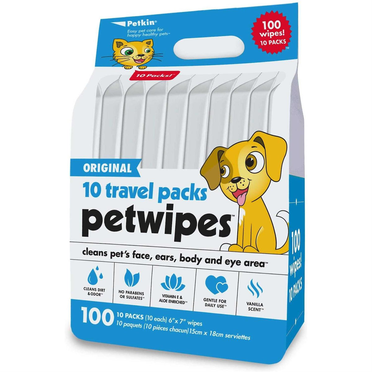 Vanilla Scented Dog & Cat Wipes G194170