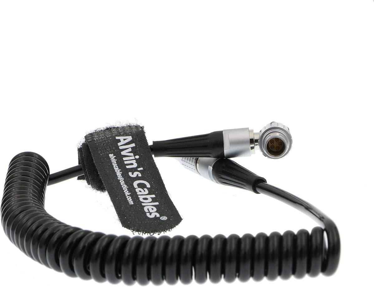 5 Pin Male to 5pin Timecode Coiled Cable Pack of 2 A171039